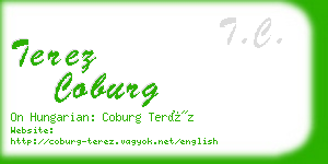 terez coburg business card